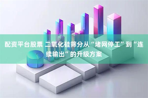 配资平台股票 二氧化硅筛分从“堵网停工”到“连续输出”的升级方案